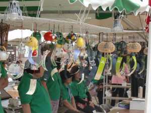 昨年の風鈴まつりの様子