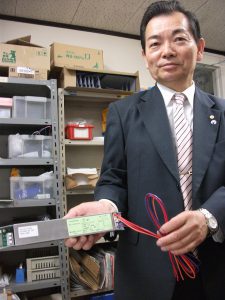 省エネインバーターを説明する板橋社長