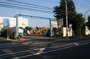 新拠点の建設が進む清新の用地＝相模原市内
