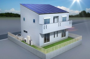 スマートハウスの完成予定図