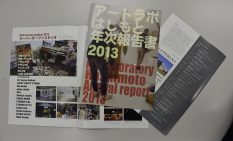 イベントや展示作品などを掲載した「年次報告書２０１３」