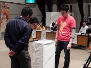 相模原で開かれた「コマ大戦」
