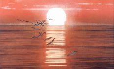 岩橋英遠さんの「北の海（陽）」（１９８０年）
