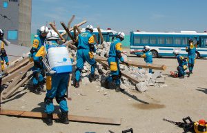 昨年に行われた合同訓練の様子