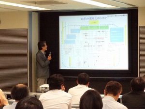 ロボット競技会のセミナーの様子