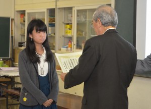 最優秀賞を受賞した佐藤さん