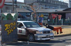 交通事故撲滅を目指すイベント＝大和市深見西