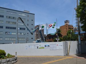 建設中の新店舗(相模原市中央区相模原)