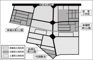 第一整備地区の区画図