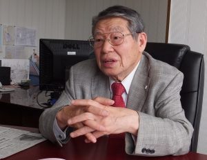 「桜まつりが長く続くよう期待している」と話す川合さん