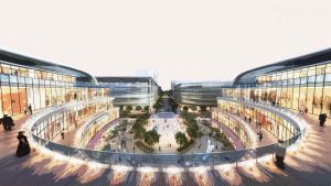 補給廠一部返還地に計画されている商業施設＝イメージ