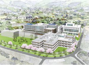 県総合リハセン内に開所した新福祉棟＝厚木市七沢