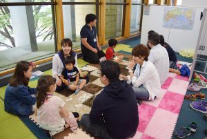 防災について話し合ったイベント＝青学大相模原キャンバス