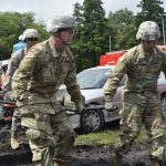 不詳者搬送訓練の在日米陸軍