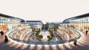 補給廠一部返還地に整備予定の商業施設（イメージ）