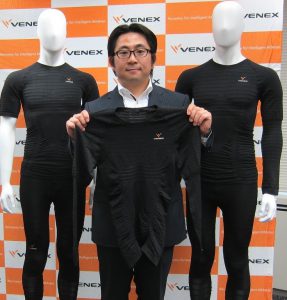 リカバリーウエアを開発した中村社長