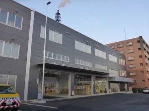 九即道路の構造物を設置した技術研修所＝相模原市