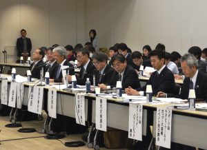 県内のモデルルートを示した協議会