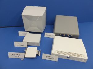 新たに開発した鉄道用ＷｉーＦｉアンテナ