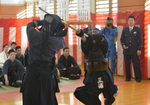 相模原北署で武道始め式