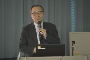水素の利用方について語る大仲専務理事