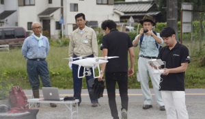 調査に使ったカメラ付きドローン