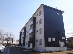 改修する棟と同じタイプの建物