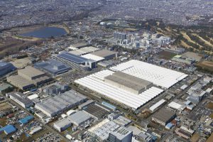 三菱と協働利用する相模原部品センター（日産提供）