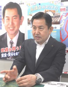 市戦没者遺族会副会長も務める