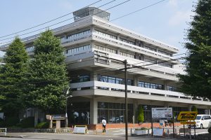 再編案に組み込まれた市役所本庁舎