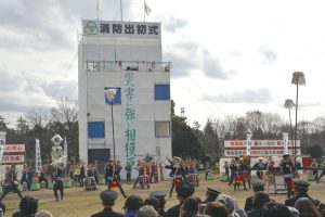 相模湖方面隊による消防八木節